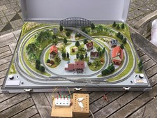 NOCH Art: 88280 der  Spur Z Modellbahnkoffer Tessin, mit Märklin Gleisen