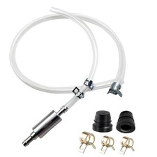 Brake Bleeder Hose, One Way Check Valve Tube Bleeding Tool Kit with 2 HDBBK-B