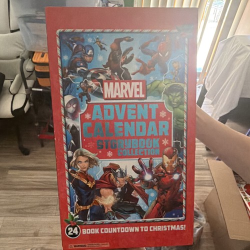 Marvel Storybook Advent Calendar 24 Book Christmas Countdown Iron Man Spider-Man