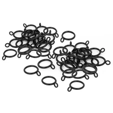 Curtain Eyelet Rings40 Pcs 1-Inch Inner Diameter Metal Curtain Rings Drape Sl