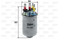 Kraftstofffilter Valeo 587562 Leitungsfilter FüR Rover Jaguar XJ Type XF X200 1