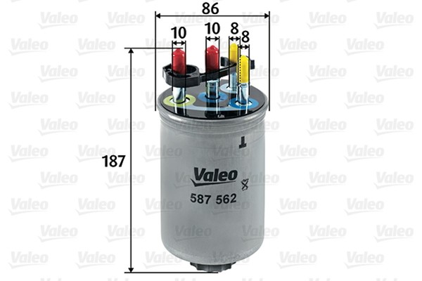 Kraftstofffilter Valeo 587562 Leitungsfilter FüR Rover Jaguar XJ Type XF X200 1-image