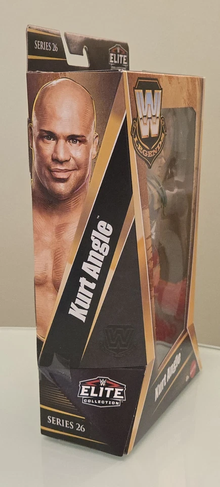 WWE Mattel Elite Legends Series 26 Kurt Angle Figure Wrestling Machine ECW - image 4 of 4