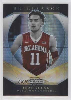2021-22 Panini Prizm Draft Picks Brilliance Hyper Prizm Trae Young #16 1d4