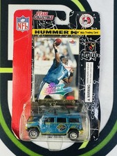 NFL Jacksonville Jaguars  H2 Hummer Fleer DieCast with Leftwich Ultra Card NIP 
