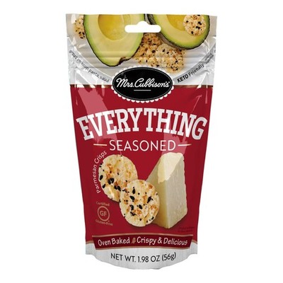 Cheese Crisps| Everything Seasoned | 1.98 Ounce | 100% Real Cheese | Keto Fri...
