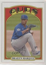 2021 Topps Heritage High Number Missing Stars Variation SP Brailyn Marquez 8k4