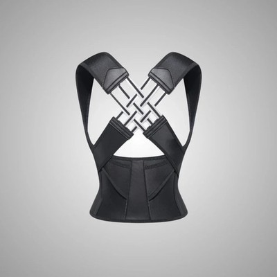 Adjustable Posture Corrector Back Brace Shoulder Support Belt Men Women Black