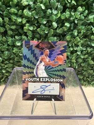 2024-25 Panini Select - Youth Explosion Signatures Adem Bona #YE-ADM (AU, RC)