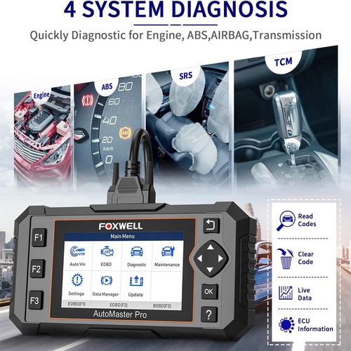 Herramienta de diagnóstico automotriz FOXWELL NT614 Elite para aceite/EPB/ABS/SRS - Imagen 6 de 16