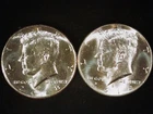 2018-P and D Kennedy Half Dollars (2 coins)  AU+. Free Shipping!