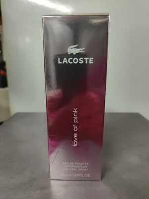 Lacoste LOVE OF PINK Eau de toilette  90ml new sellado