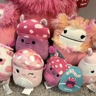 Lot of 9 Squishmallows Pink Plush Stuffed Animals Pink Mixed Lot (Cow, Mushroom) — photo 3