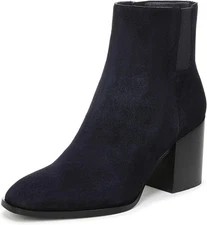 Vionic Womens Vynn Block Heel Ankle Bootie