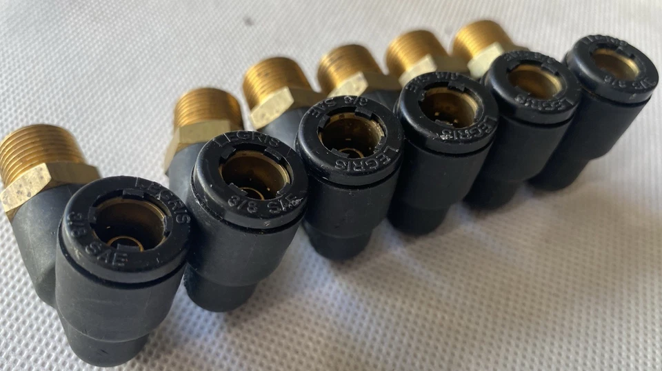 Parker Legris 3109 60 22 DOT Push to Connect 3/8" TUBE X 1/2" NPTM 90 Deg Elbow - Image 3 of 4