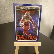 Panini 2025 Rookies & Stars Thrillers Blue Plaid Leonard Fournette Jaguars #23