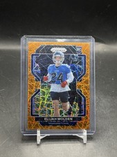 Elijah Molde Rookie Orange Lazer 2021 PANINI Prizm Football #422 NFL Card Titans
