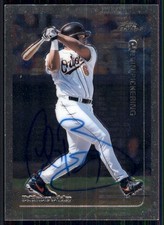 1999 Topps Chrome #382 Calvin Pickering - On Card Autograph