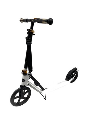 Klappbarer Roller HUDORA BigWheel Style 230 weiß-schwarz