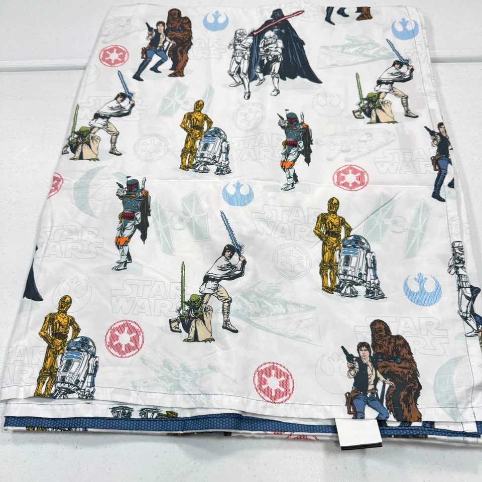 star wars twin flat sheet star wars polyester white mandalorian r2d2 - Image 3 of 4
