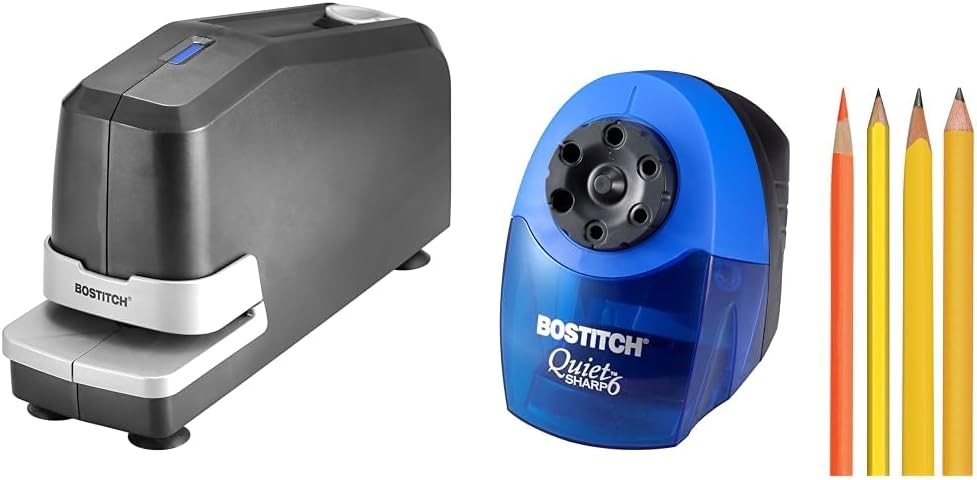 Impulse Drive 30 Sheet Electric Stapler and Bostitch Office QuietSharp