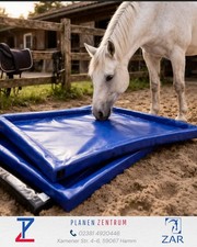 Wassergraben 2 x 1 m Pferdetraining Hindernis Pferde Pool Robust Stabil Blau