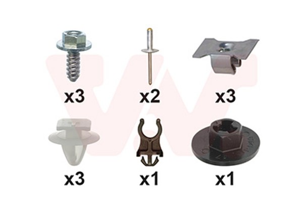 VAN Wezel Montagesatz KotflüGel 1604796 FüR Fiat 500 312AG1A 312AXG1A 312 AXG11-image