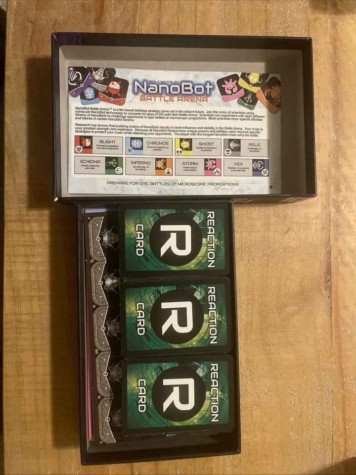 NANOBOT BATTLE ARENA • Skill Game Age 14+ Benji Michalek Nano Bot Tile Game - Image 3 of 3