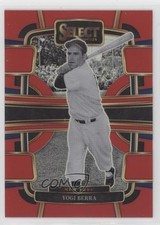 2024 Panini Select Concourse Red Prizm 83/149 Yogi Berra #43 HOF 1i3m