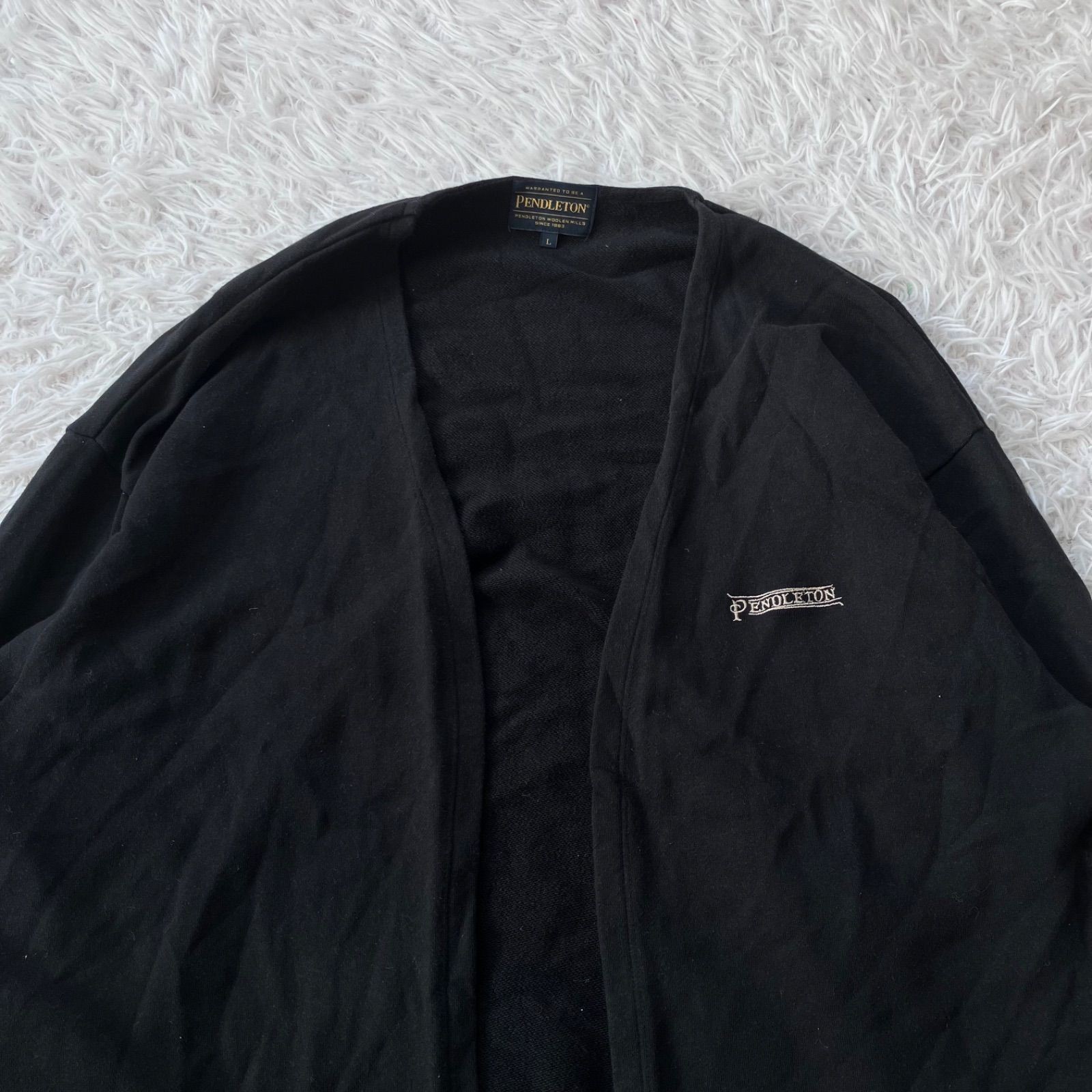 Pendleton Native Pattern Sweat Cardigan Black Siz… - image 4