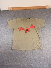 Vintage Elmo T Shirt Adult Men's L 90s Changes USA Sesame Street Character Tee