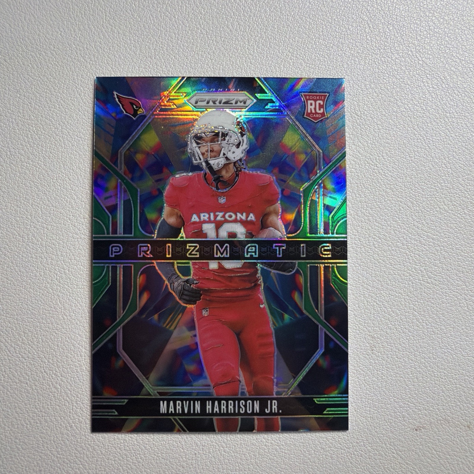 Marvin Harrison Jr 2024 Panini Prizm - Prizmatic Silver Prizm #12 (RC)