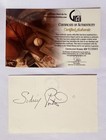 Sidney Poitier Autograph Cut Signed 4x6 card "In The Heat Of The Night" GAI COA — photo 1