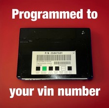 25847589 GM Body Control Module Programmed To...