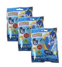 Sonic The Hedgehog - SuperDisc Launcher - 2 Mystery Discs (3 Pack)