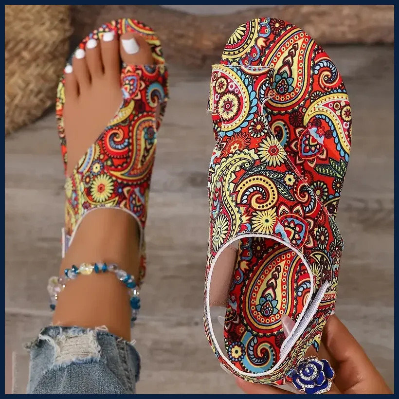 Women Flat Sandals Bohemian Roman Style Comfortable Casual Summer Shoes