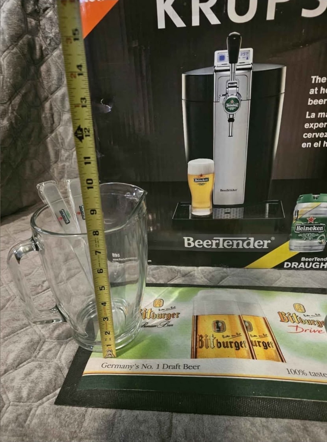Krups BeerTender B95 Home Beer Tap Dispenser Draught Keg VB5120US 