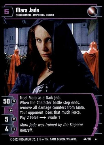 Mara Jade [Foil] #44 Star Wars TCG The Empire Strikes Back card
