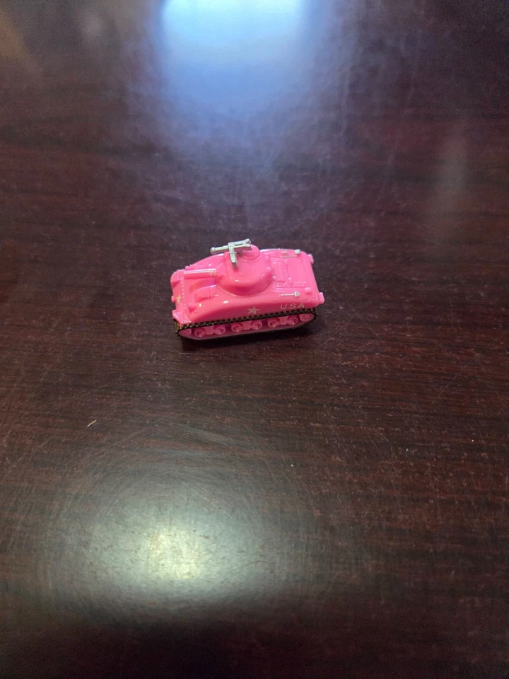 Vintage Micro Machines Insider Pink Sherman Tank, no car, Nice shape! - Image 2 of 3