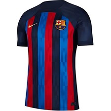 Nike Striped Letter Logo Print Short-Sleeve Football Jersey Fan Edition 2022-23