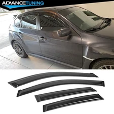 Fits 08-11 Impreza 08-14 WRX STI Acrylic Window Vent Visor Rain Guard Deflector
