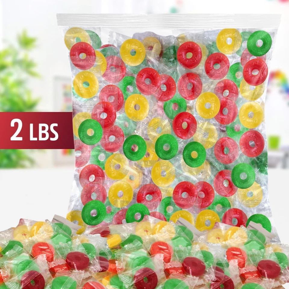 Assorted Hard Fruit Candy Bulk - Bulk Candy Individually Wrapped, Ideal Candies  - Image 3 of 4