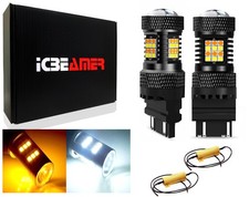 X2 T20 7440 7443 Samsung Led White Amber Fit Brake Tail Light Bulbs Lamps U95