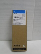 EPSON T55K2 CYAN Ink Cartridge Date 2025 GENUINE NEW SEE PHOTOS 700ML