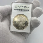 1880-S $1 Morgan Dollar ANACS MS64 DMPL - Rim Toning - Original Soapbox Holder