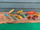 Vintage Matchbox Lesney Vintage Diecast Car Hauler Bus Dump Truck Lot of 9