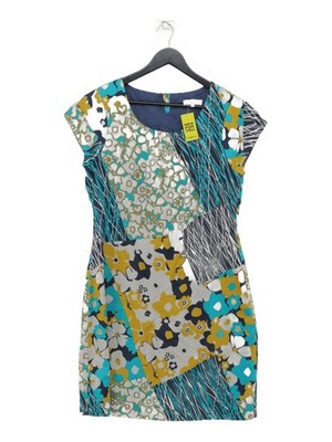 Rocha.John Rocha A-Line Midi Dress UK14 in Multi