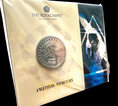 2025 UK Music Legends FREDDIE MERCURY BU Coin NEW RELEASE! In Hand