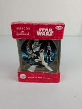 RARE Christmas Ornament Seasons From Hallmark Star Wars Personalize Ornament