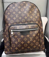 Louis Vuitton Josh Monogram Backpack Brown Silver Unisex Adults Classic Designer